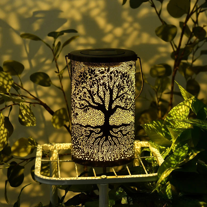 Solar LED Tree Of Life Hanging Lamp