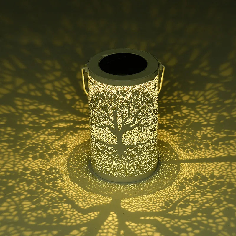 Solar LED Tree Of Life Hanging Lamp