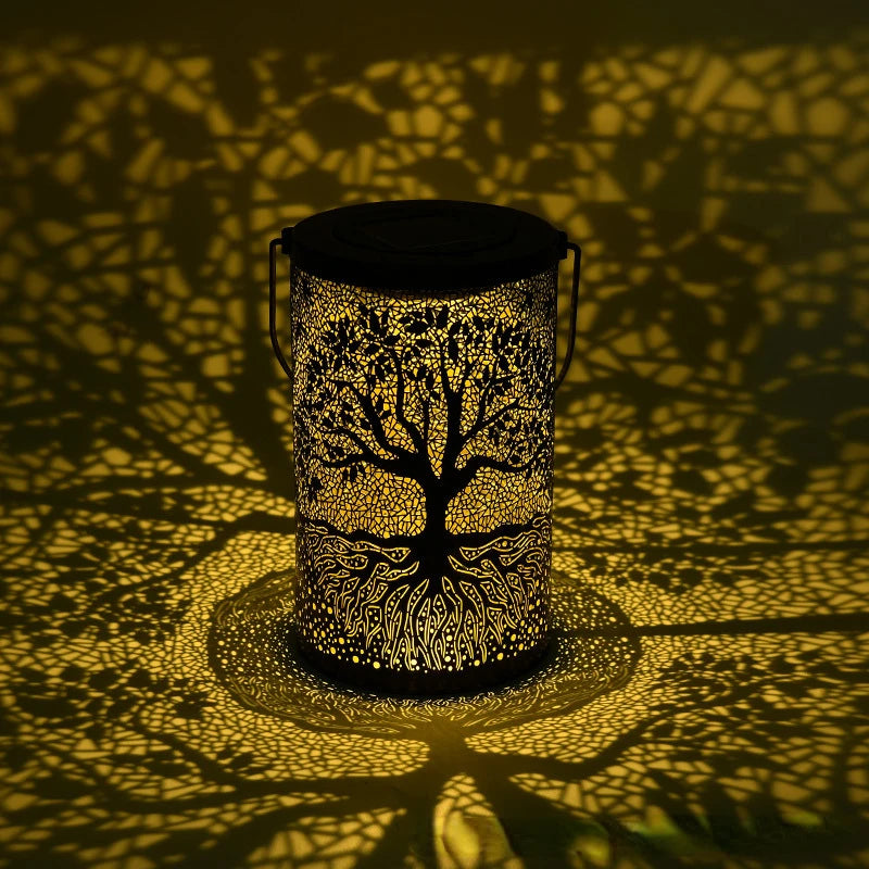 Solar LED Tree Of Life Hanging Lamp